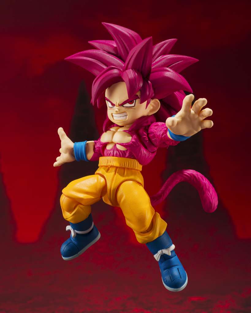 AF Dragon Ball Daima SHF: Super Saiyan 4 Son Goku Mini 8cm