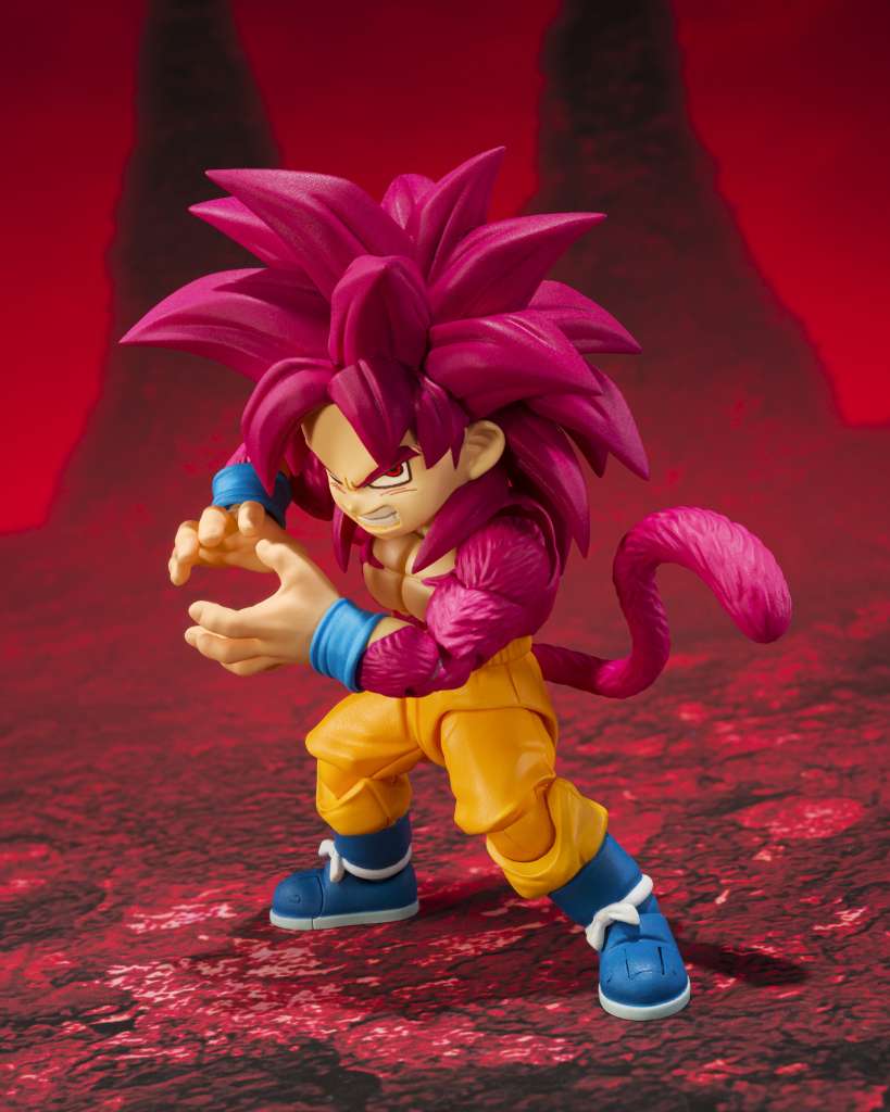 AF Dragon Ball Daima SHF: Super Saiyan 4 Son Goku Mini 8cm