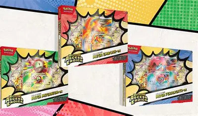 Ascesa Eroica - Collezione Mega Emboar-EX, Mega Feraligatr-EX e Mega Meganium-EX - ITA (casuale)
