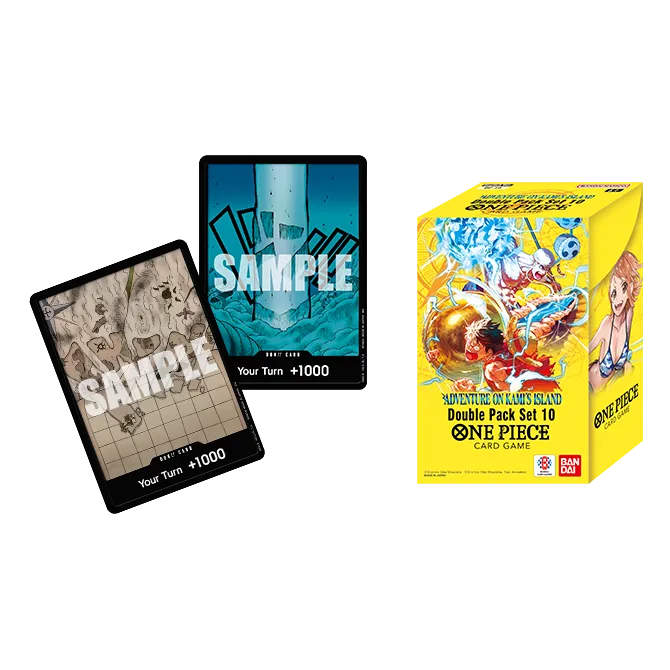 BANDAI ONE PIECE CARD GAME - DP-10 Display 8 Box DOUBLE PACK SET VOL.10 - ENG